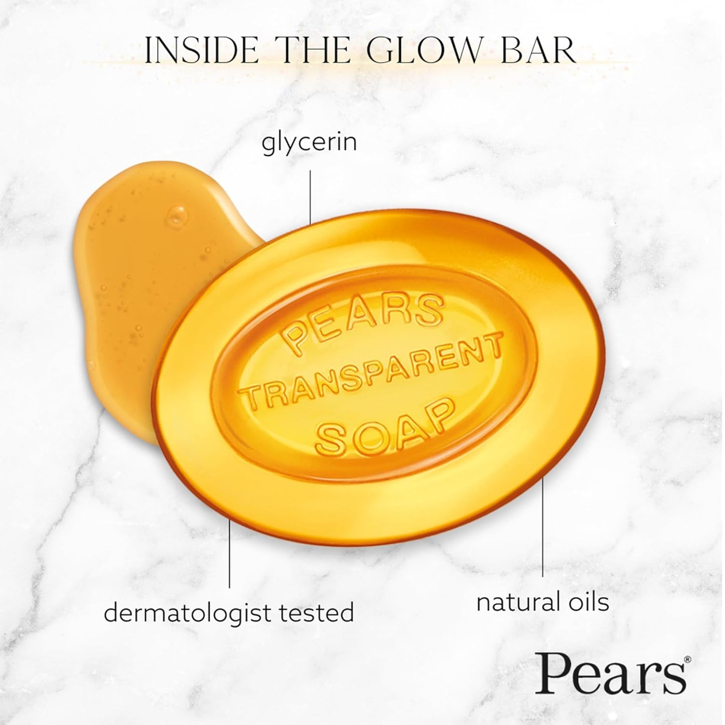 Pears Glycerin Soap Variety 12-Pack – Transparent Amber, Blue & Green Bars for Soft, Glowing Skin, 3.53 Oz Ea