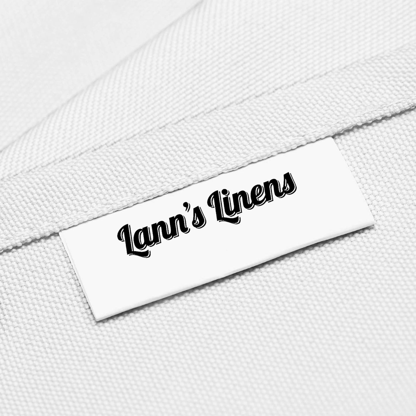 Lann's Linens - 70" Square Premium Tablecloth for Wedding/Banquet/Restaurant - Polyester Fabric Table Cloth - White