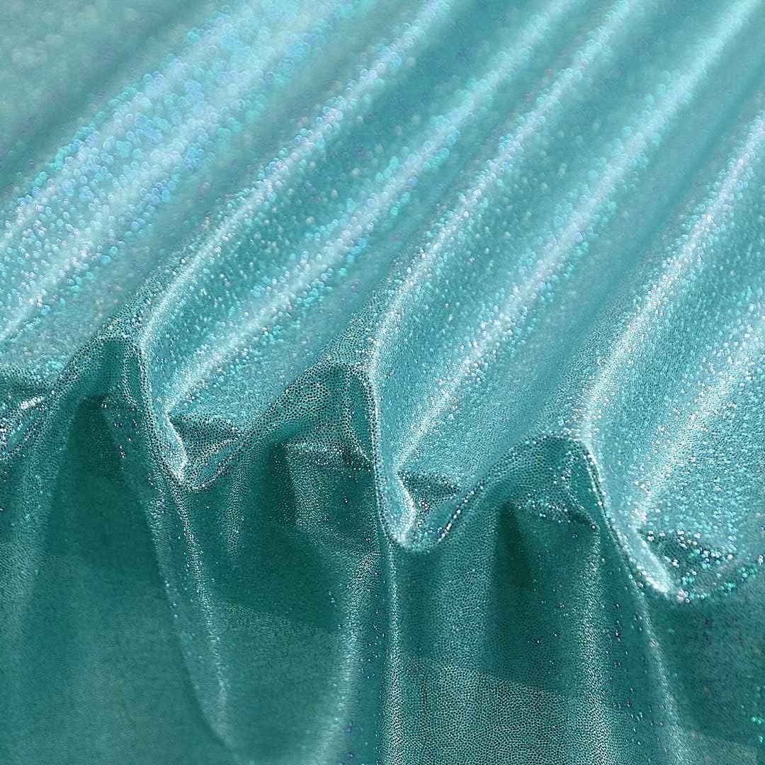 Fitable Sequin Tablecloth for Parties 60x84 Inch - Sparkle Glitter Table Cloth Laser Rectangle Overlay for Wedding Baby Shower Ceremony Birthday Holiday Banquet Decor, Teal