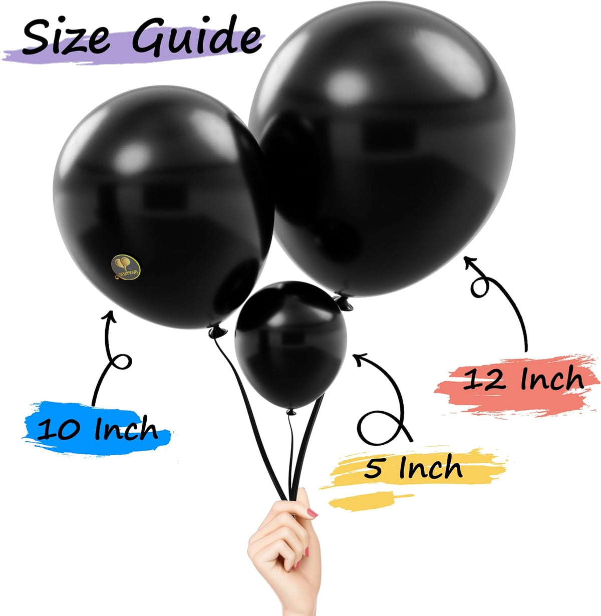 AFTERLOON® Biodegradable Balloons 100 pcs Pearlized Fuchsia 10 Inch, Pearlescent Thickened Extra Strong Latex Helium Float, for Baby Shower Gender Reveal Garland Wedding Birthday Party Decorations