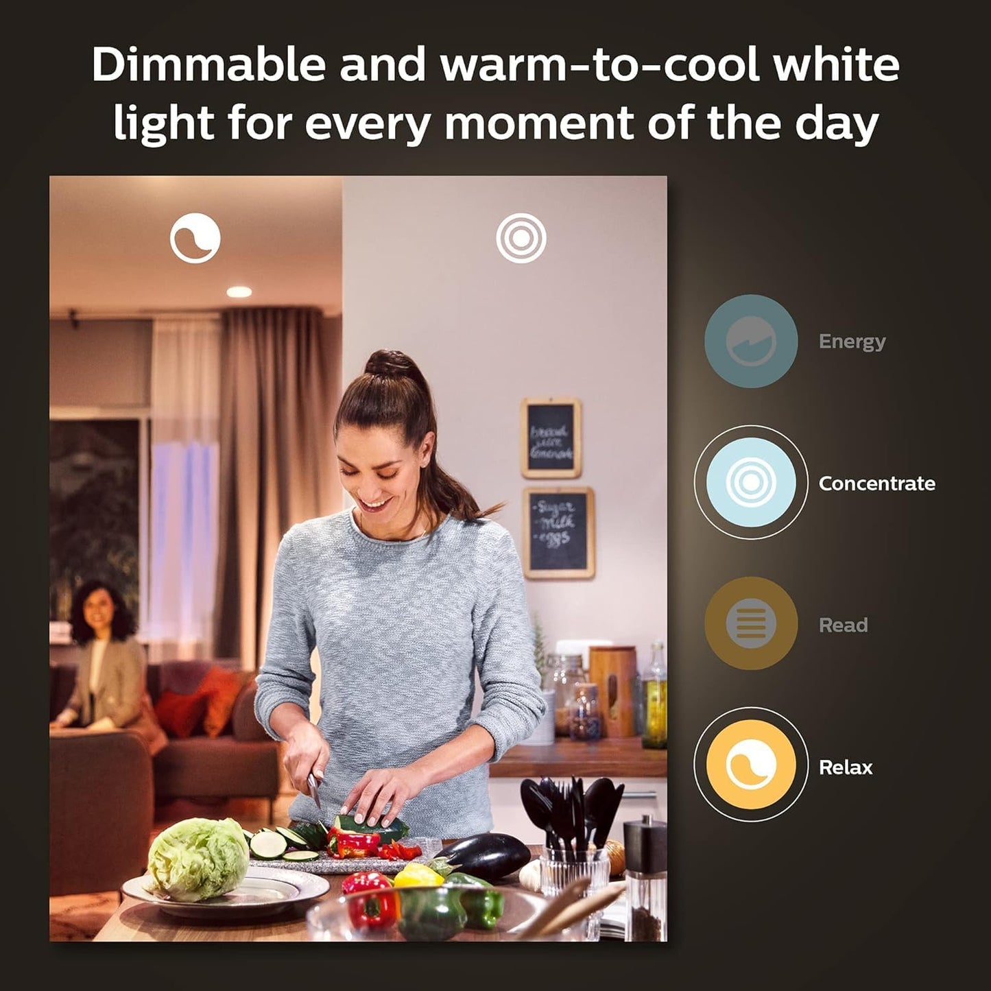 Philips Hue BR30 LED Smart Light Bulbs - Flicker-Free 85w Light Bulbs - Bluetooth Compatible, Compatible with Alexa, Google Assistant, and Apple HomeKit - E26 Base - 2 Pack