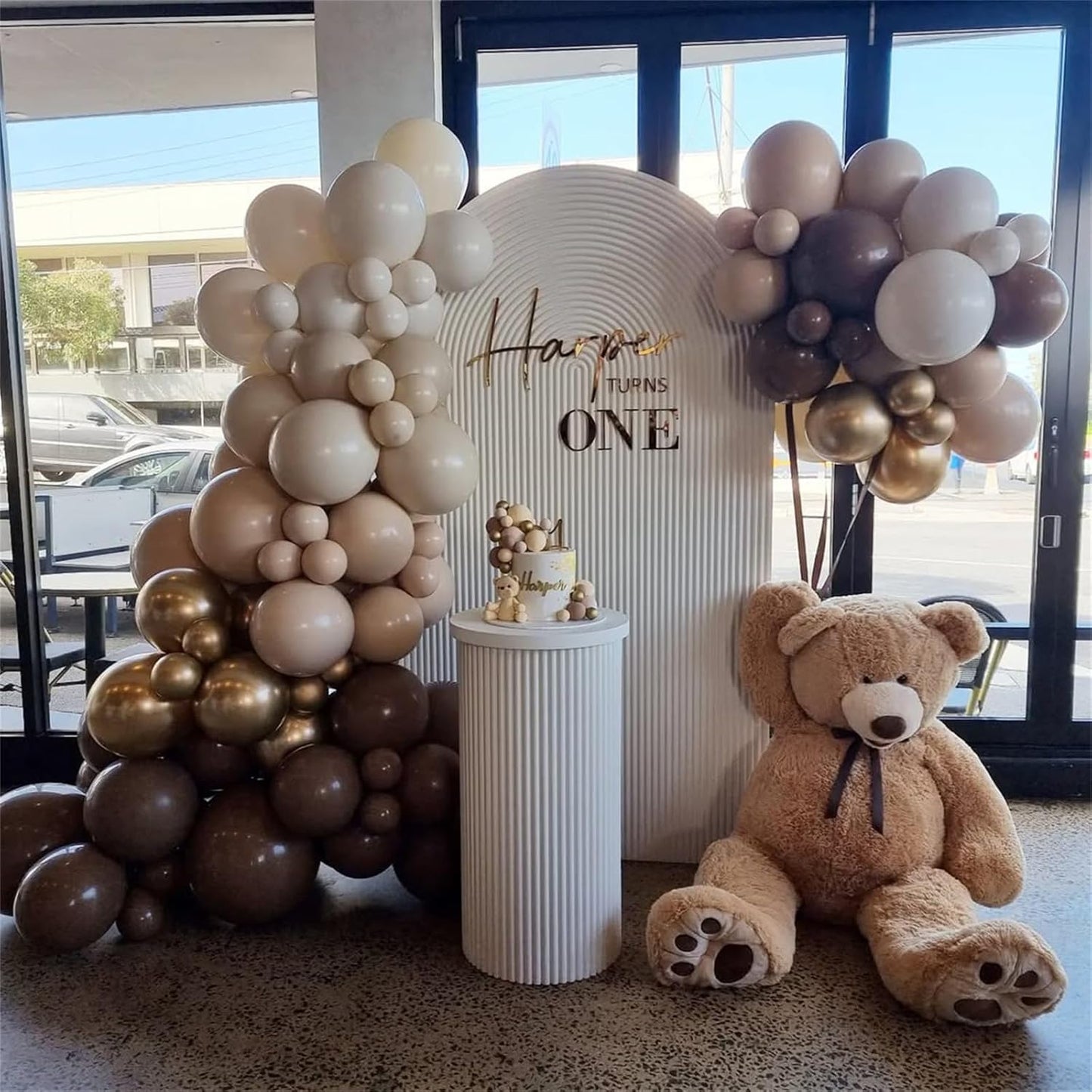 Brown Cream Neutral Balloons, 12 Inch 60PCS Retro Brown Khaki Beige Sand White Balloon, Beige Nude Apricot Balloon for Neutral Bear Bridal Baby Shower Wedding Birthday Party Decorations Supplies