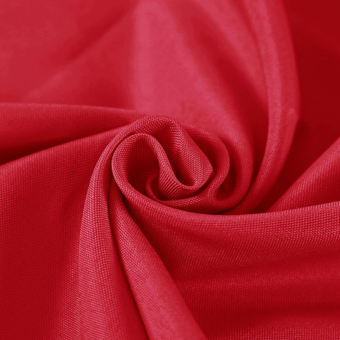 Fokitut 2 Pack Waterproof Square Tablecloth, 52x52 Inch, Stain Resistant and Wrinkle Polyester Table Cloth, Fabric Table Cover for Kitchen Dining, Wedding, Party, Holiday Dinner-Red
