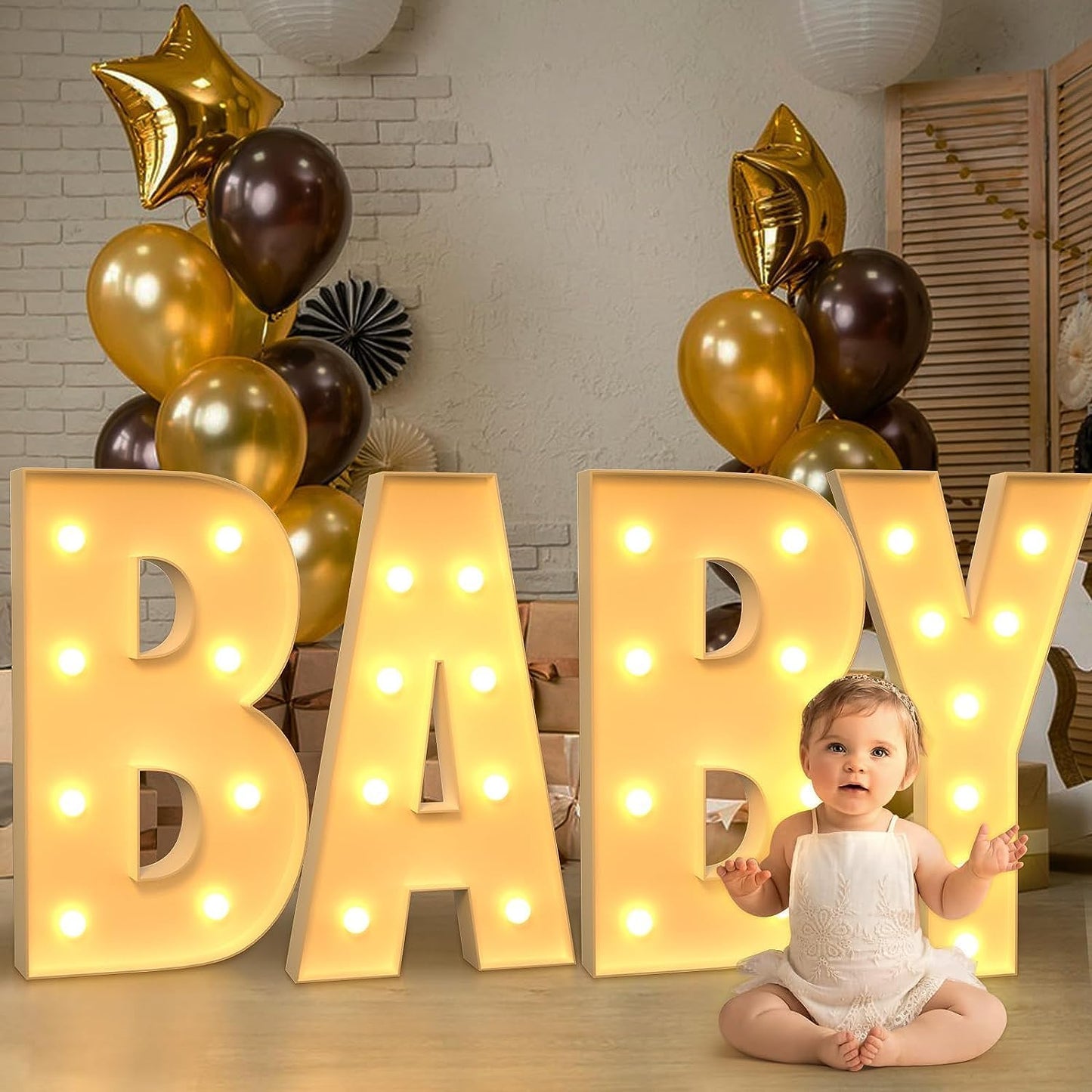 Marquee Letters 4 Feet Tall Large Light Up Letters F Happy Birthday Decorations Marry Me Engagement Party Decor Yellow Light Birthday Decorations Balloon Arch Kit Foam Sign F