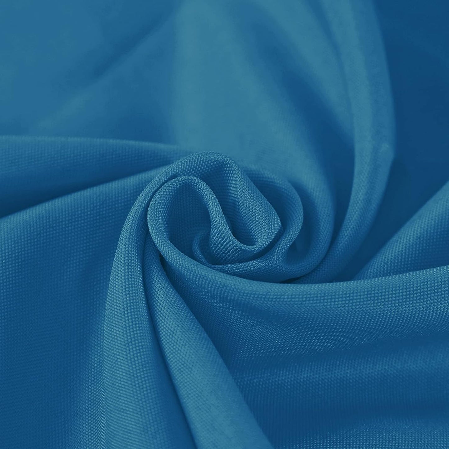 120 inch Round Tablecloth Washable Polyester Table Cloth Decorative Table Cover for Wedding Party Dining Banquet（120 inch, Mediterranean Blue）