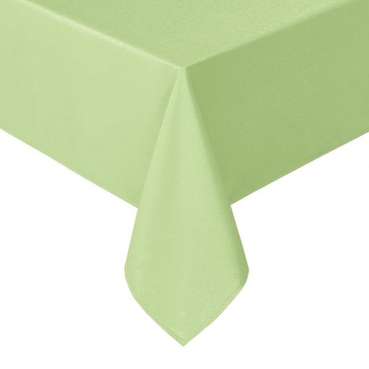 Hiasan Light Sage Rectangle Tablecloth - Waterproof Spillproof and Wrinkle Resistant Washable Polyester Table Cloth for Dining Party, 52 x 70 inch