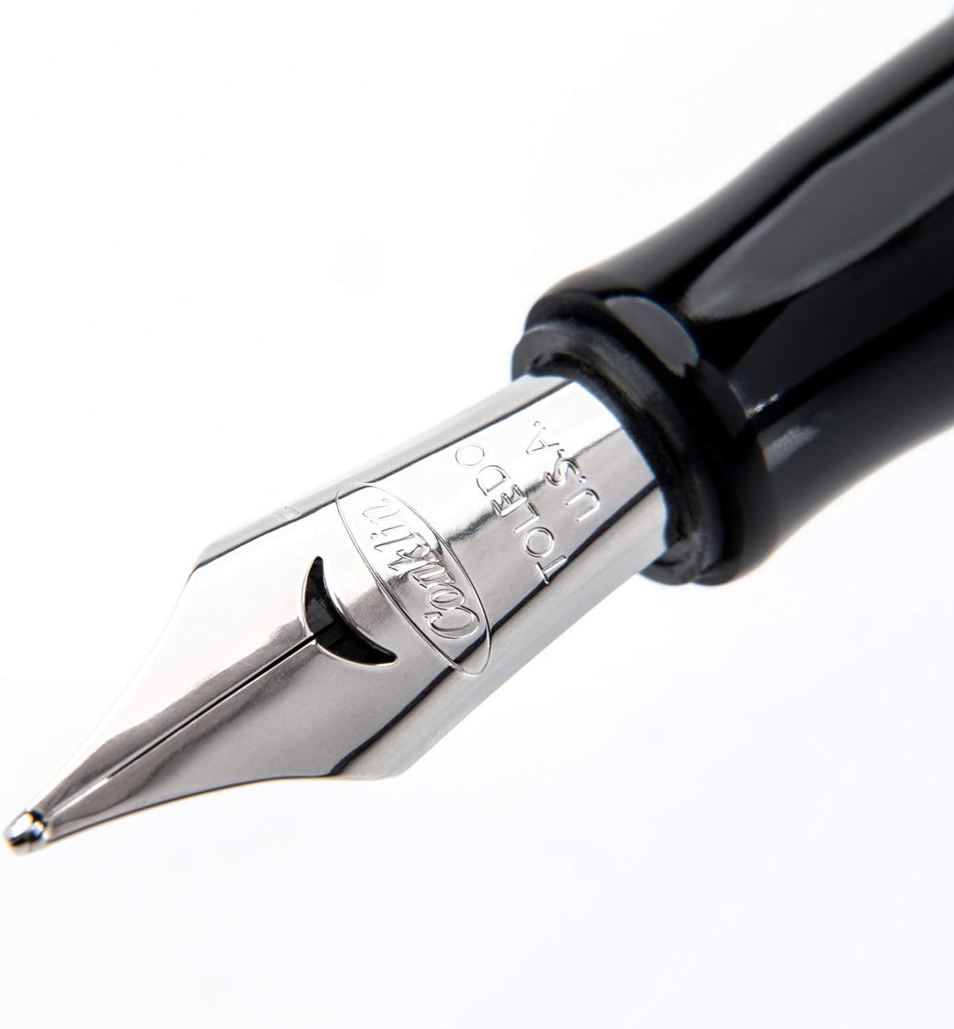 Conklin Duragraph Fountain Pen Orange Nights - Fine Nib, Luxury Writing Instrument with Vibrant Orange Finish