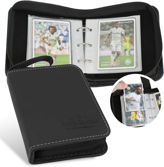 Trading Card Binder, Card Collection Binder Album Folder with 80 Side Loading Pockets, 1 Pocket Trading Card Album Folder for TGC,MTG, Baseball Cards, Yugioh