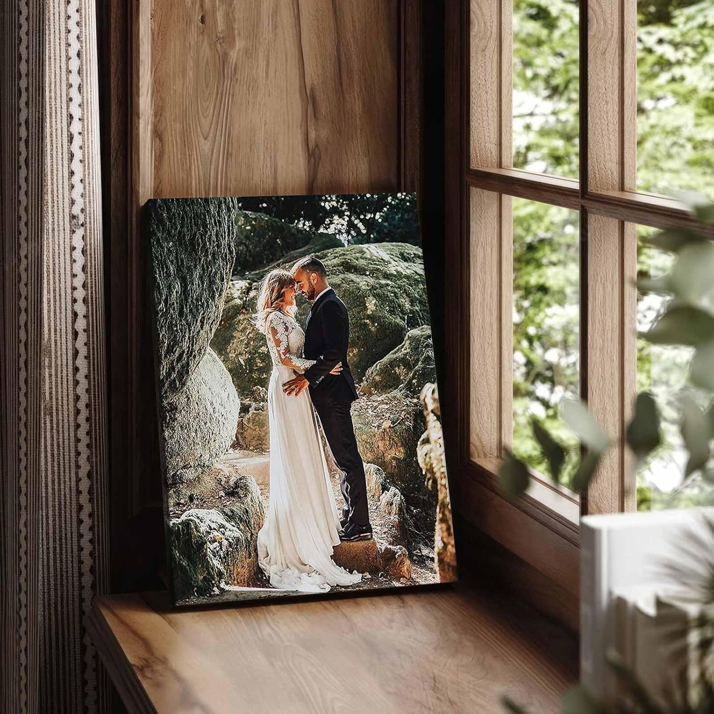 Personalized Custom Canvas Prints: Photo On Canvas (Framed Canvas, 16x20) Transform Your Photos into Stunning Framed Wall Art Digitally Printed Photo To Canvas Ideal for Home Decor