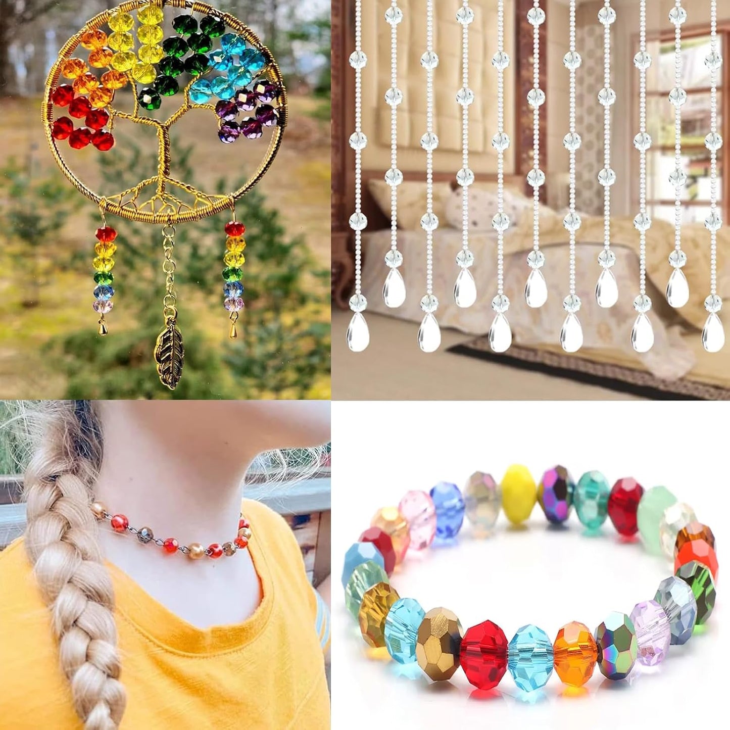 400PCS 4MM Crystal Glass Beads for Jewelry Making Pink Series Rondelle Facted Crystal Glass Beads for Bracelet Making Round Glass Spacer Beads for DIY Crafts Wind Chimes Suncatchers