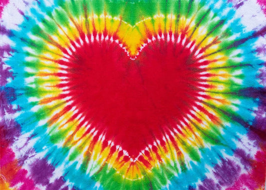 Hippie Backdrop 15x10ft 60s 70s Backgrounds Tie Dye Theme Party Decorations Hippie Supplies Photo Booth Props