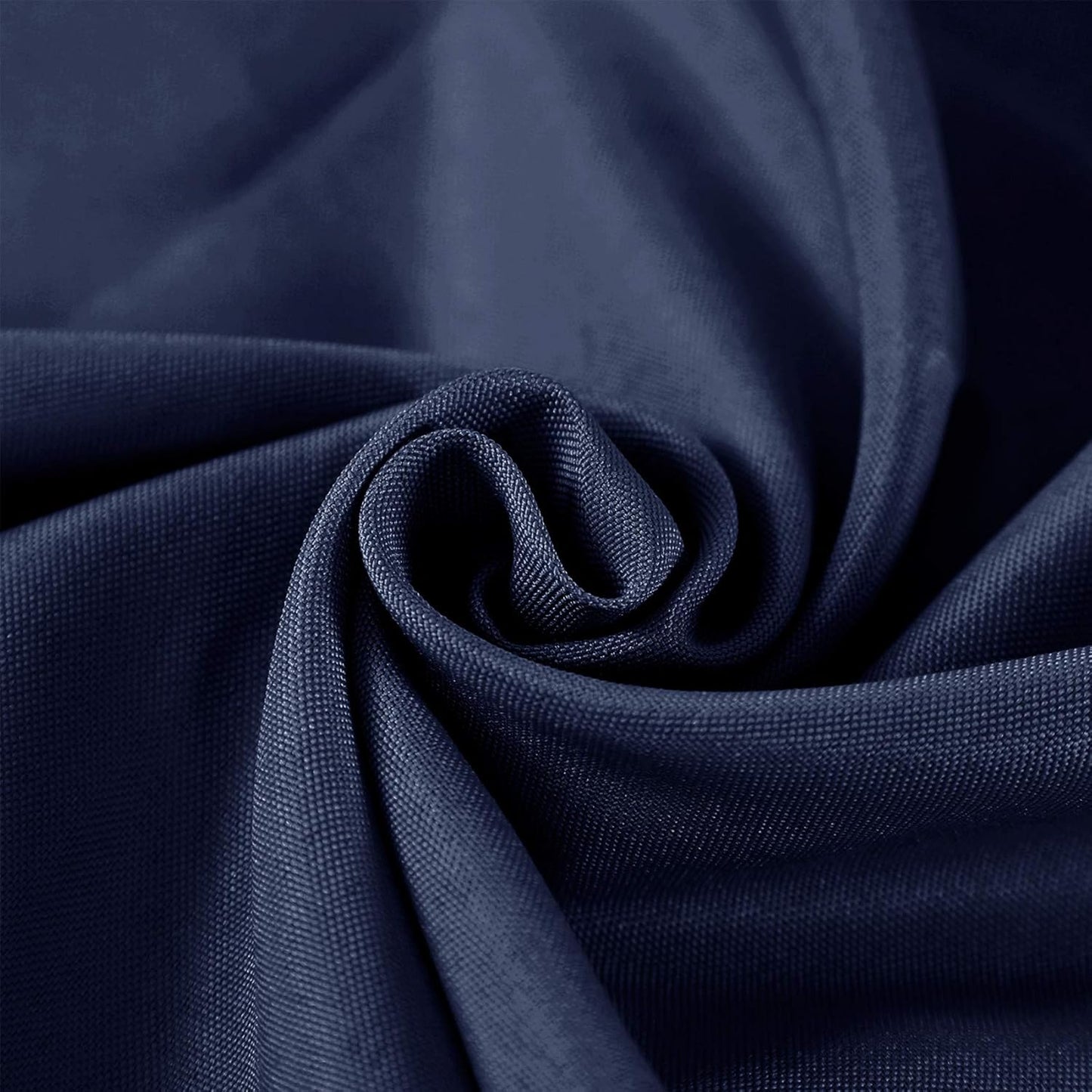 Rectangle Tablecloth 90x132 inch Washable Polyester Fabric Table Cloth for Wedding Party Dining Banquet Decoration（90x132, Navy）