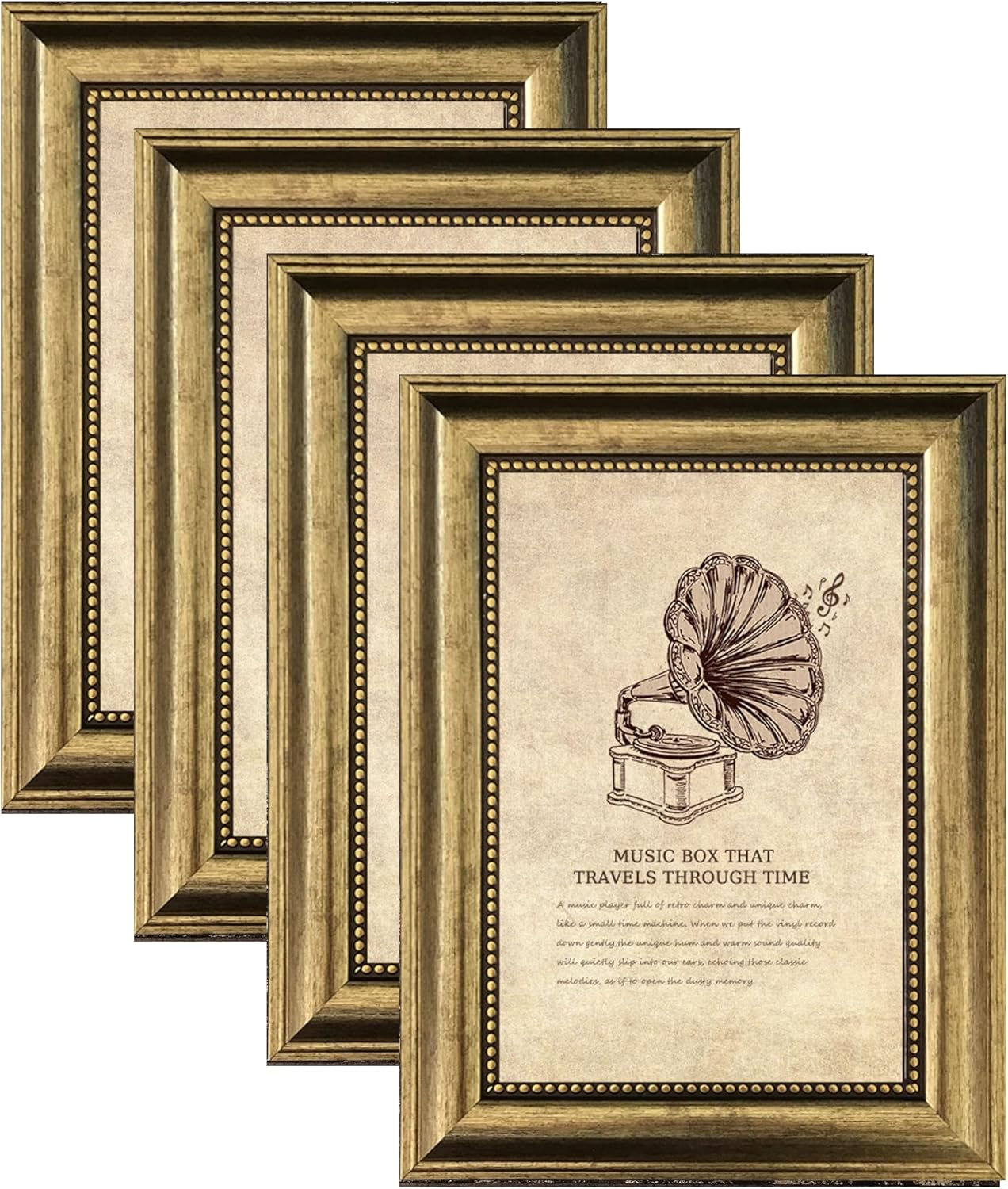 8x10 Picture Frame,Ornate Finish Photo Frame Farmhouse Rustic Vintage Distressed Bronze Photo Frame for Wall or Tabletop Display Family Friends Wedding Gift
