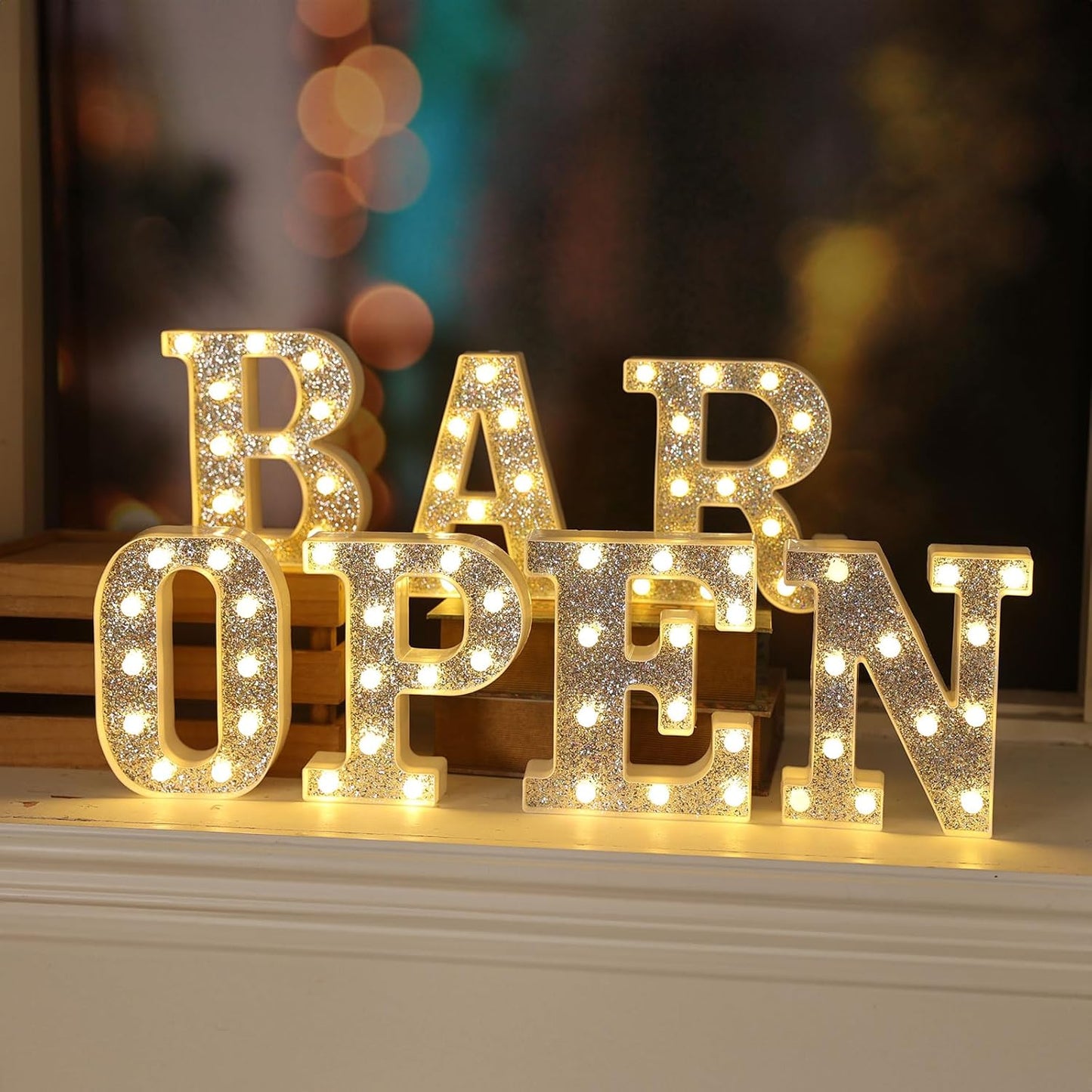 NW LIGHT Marquee Light Signs for Prom, Events, or Engagement Party Decor, Featuring Alphabet & Number Lighted Letters, Letter F