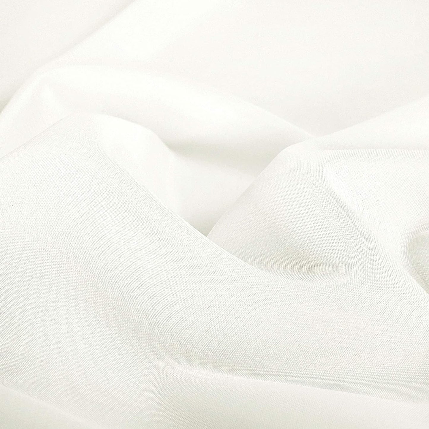 Ascoza 2pack 132 Inch Ivory Round Tablecloth in Polyester Fabric for Wedding/Banquet/Restaurant/Parties