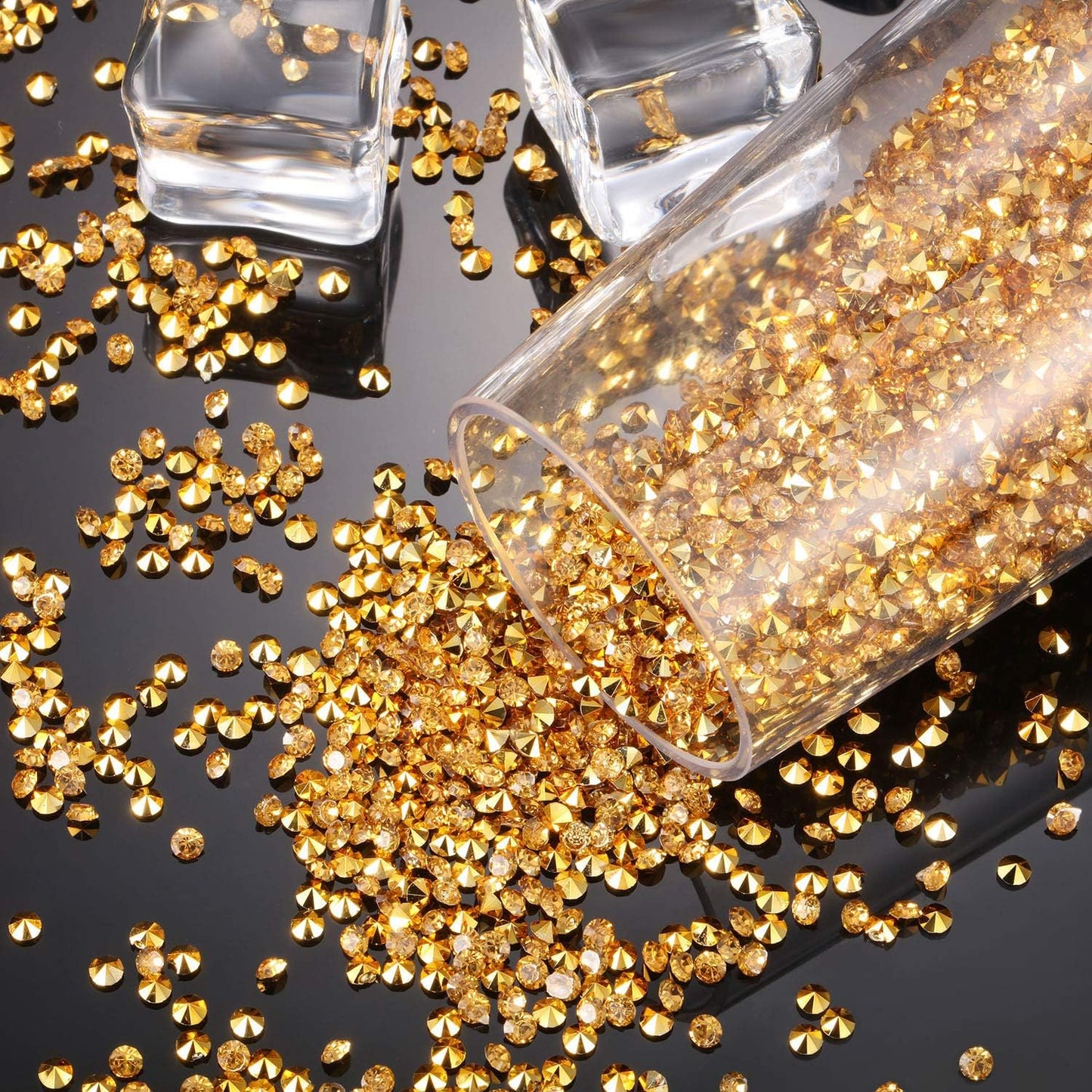 10000 Clear Wedding Table Scatter Confetti Crystals Acrylic Diamonds Rhinestones for Table Centerpiece Decorations Wedding Bridal Shower Decorations Vase Beads