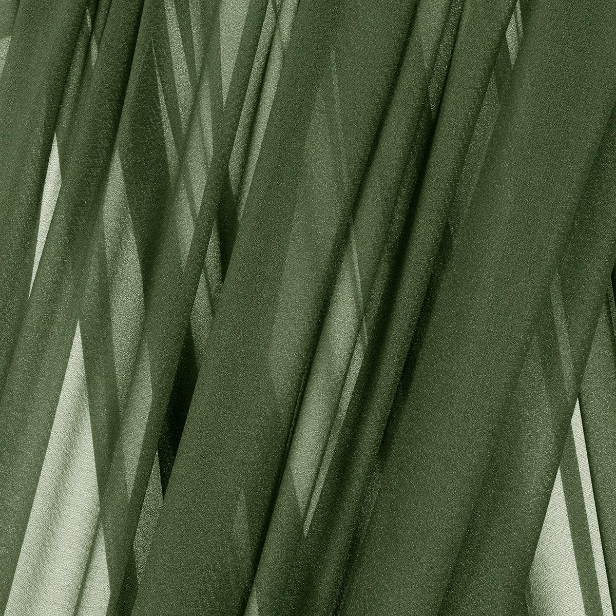 MLMC Olive Green Wedding Arch Draping Fabric 2 Panels 29" x 20 FT Extra Long Gauze Drapes Sheer Backdrop Curtains 6.6 Yards Outdoor Drapery Panels for Wedding Ceremony Party Ceiling Decoration