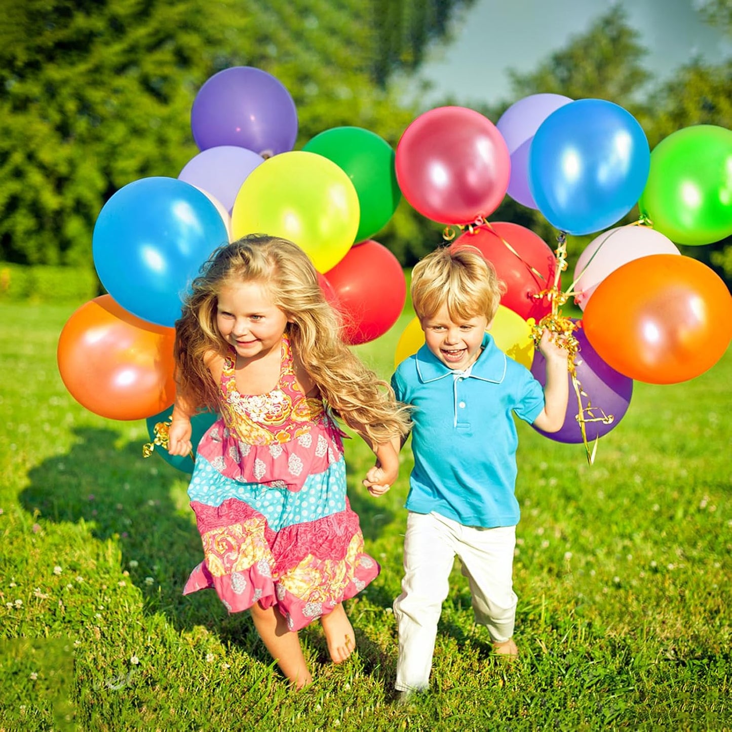 60 Pack Balloons Assorted Color 12 Inches Rainbow Latex Balloons, 10 Bright Color Balloon Arch Kit, for Birthday Baby Shower Wedding Party Decorations