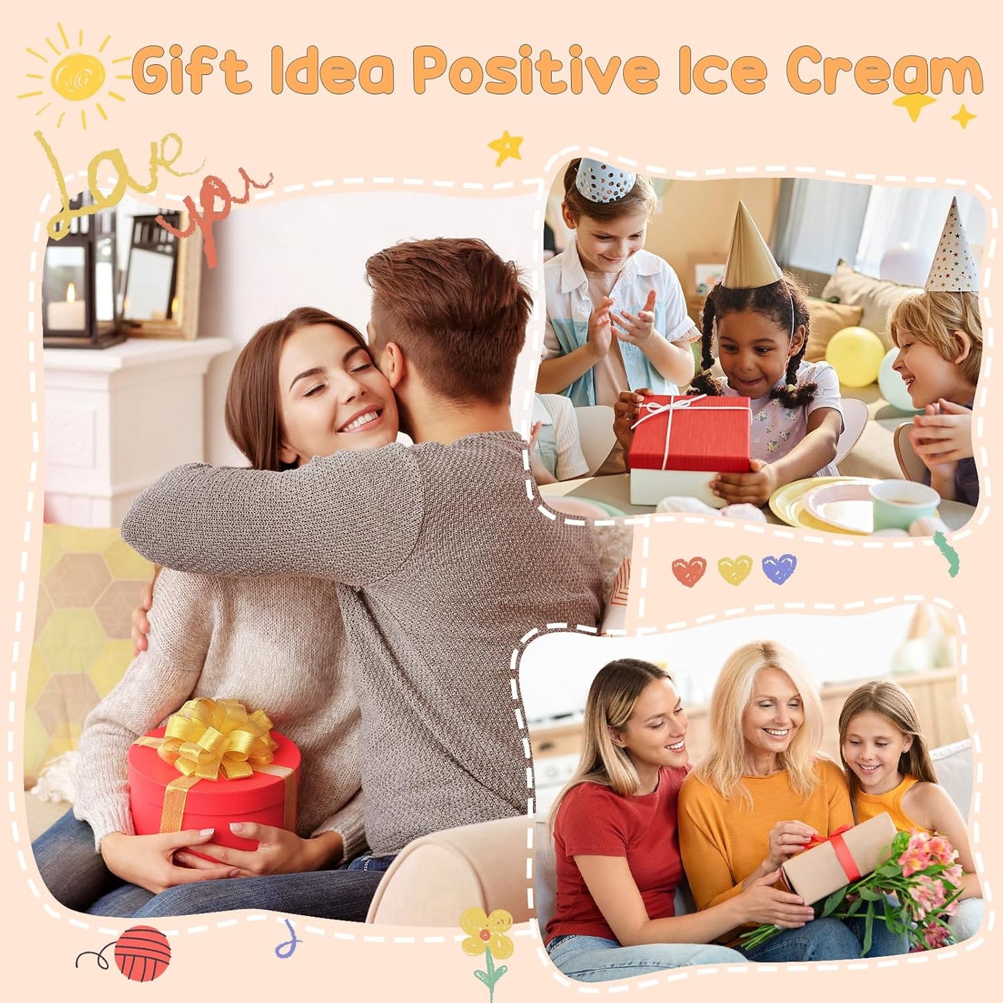 Funny Handmade Gift-Unique Cute Presents for Women & Men,Emotional Cheer Support,Birthday Gifts for Her/Him,Friends,Coworkers,Family