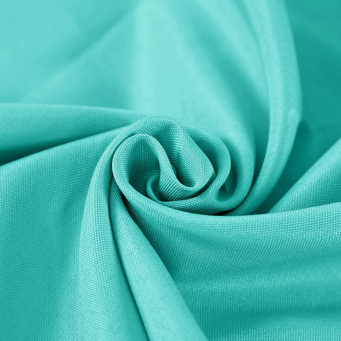 108 inch Round Tablecloth Washable Polyester Table Cloth Decorative Table Cover for Wedding Party Dining Banquet（108 inch,Turquoise）