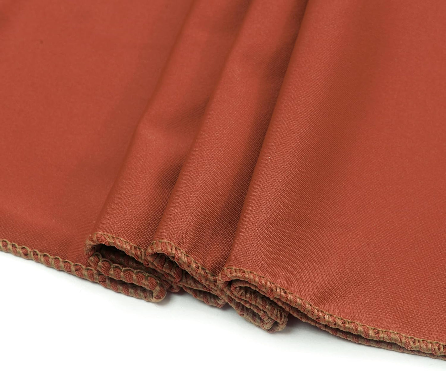 VDS Pack of 300 PCS | Terracotta | Spandex Chair Sashes Bows Without Buckle | Stretch Elastic Banquet Universal Folding Chair Band Tie with for Wedding Party Conference Celebration Event Decoration