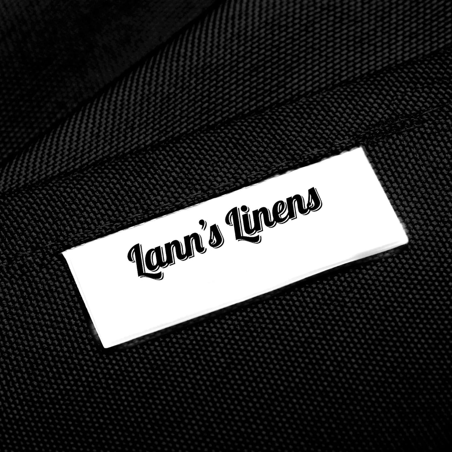 Lann's Linens - 10 Premium 54" Square Tablecloths for Wedding/Banquet/Restaurant - Polyester Fabric Table Cloths - Black