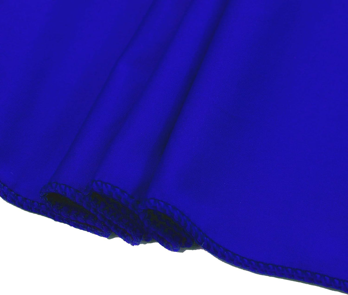 MDS Pack of 10 Spandex Chair Sashes Bows Elastic Stretch Dining Chair Bands Ties Without Slider Buckle Universal fits for Wedding Baby Shower Birthday Party Banquet Event Decoration - Royal Blue