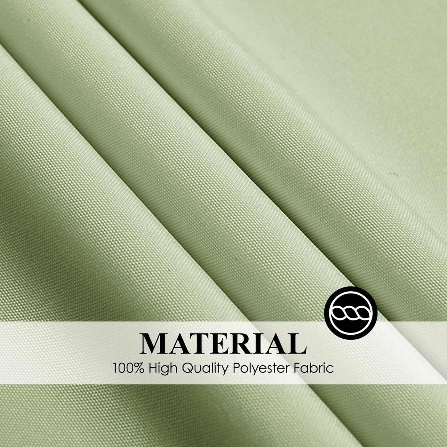 Round Tablecloth 120 Inch 2 Pack Sage Green Tablecloths Washable Decorative Linen Polyester Table Clothes Cover for Dining Table Banquets Buffet Parties and Wedding