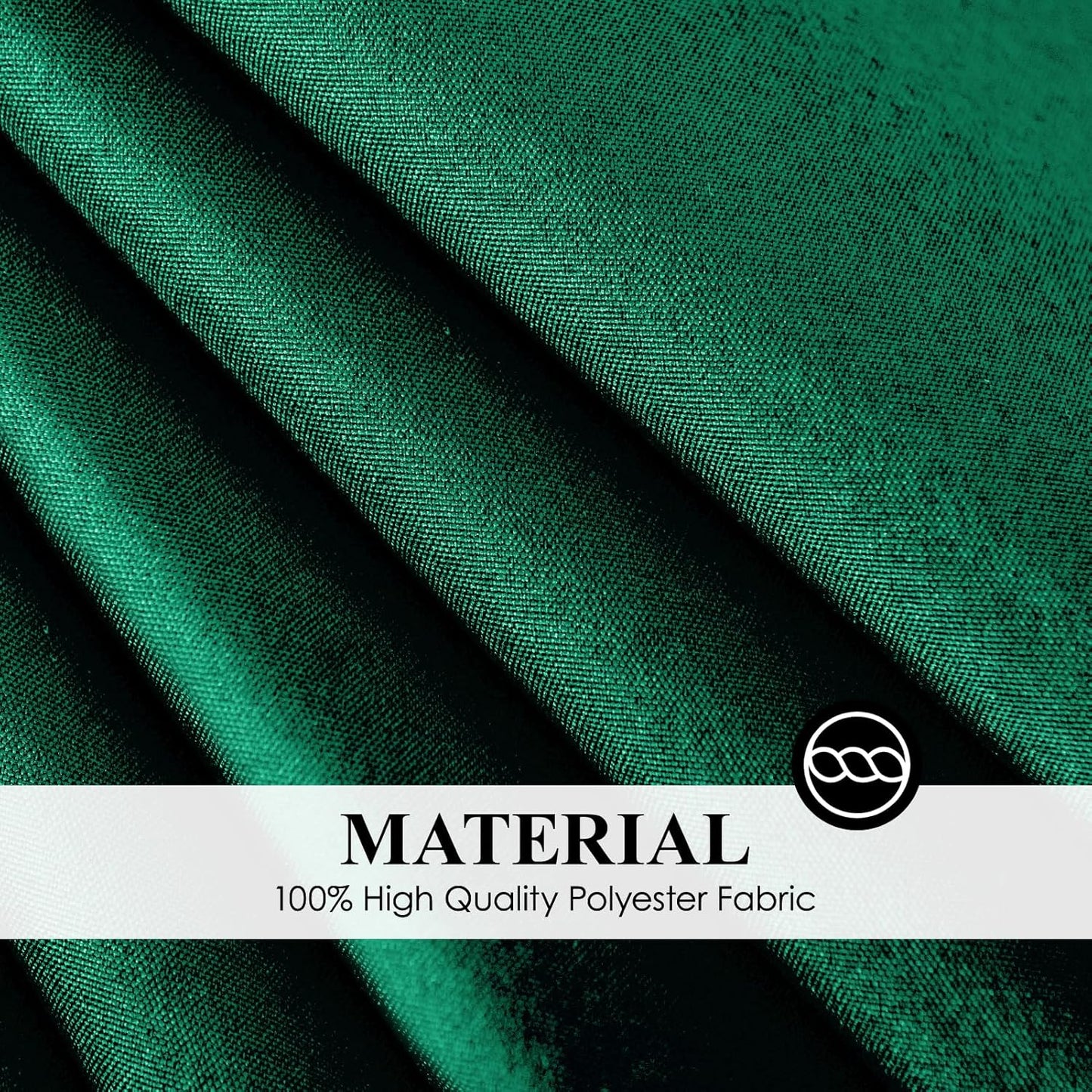 Round Tablecloth 120 Inch 6 Pack Dark Green Tablecloths Washable Decorative Linen Polyester Table Clothes Cover for Dining Table Banquets Buffet Parties and Wedding