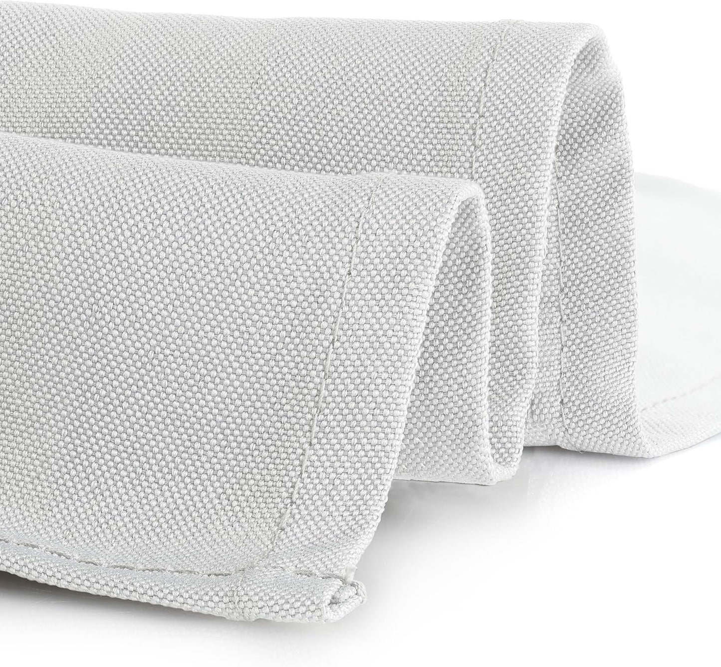 Gee Di Moda Rectangle Tablecloth - 90 x 132 Inch White Table Cloth for 6 Foot Table with Floor-Length Drop - Heavy Duty Washable Fabric - 6 Ft Buffet Table, Holiday Party, Wedding & Baby Shower