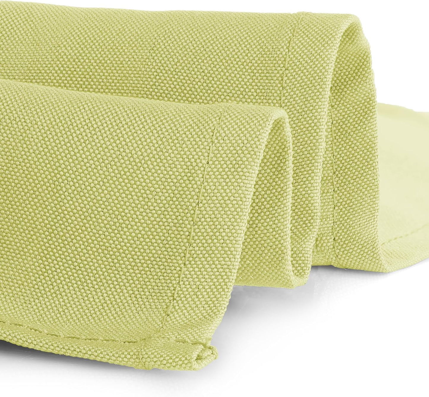 Gee Di Moda Square Tablecloth - 52 x 52 Inch Yellow Table Cloth for Small Square or Round Tables - Heavy Duty Washable Fabric - for Buffet Table, Holiday Party, Dinner, Wedding & Baby Shower
