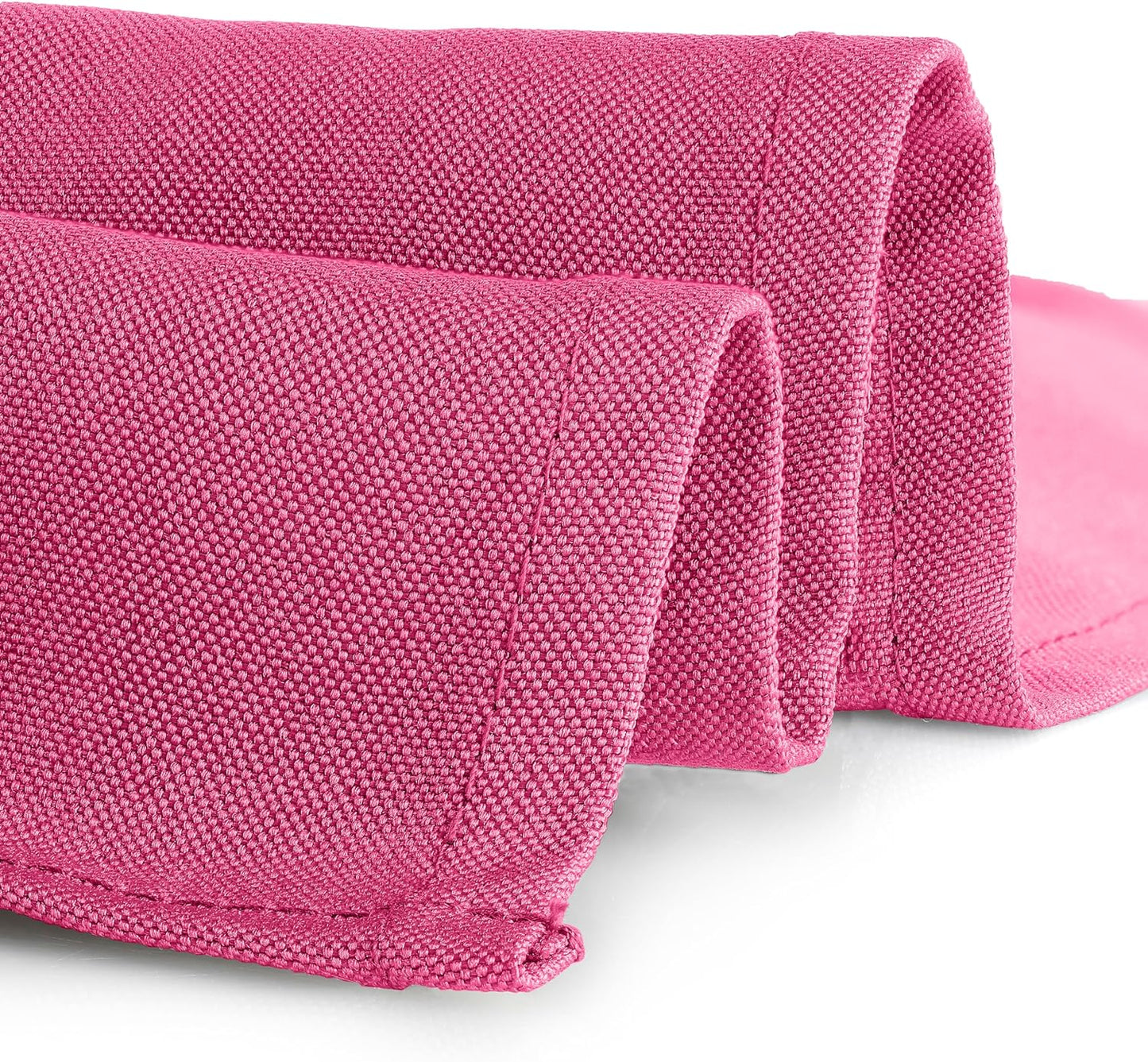 Gee Di Moda Square Tablecloth - 52 x 52 Inch Fuchsia Table Cloth for Small Square or Round Tables - Heavy Duty Washable Fabric - for Buffet Table, Holiday Party, Dinner, Wedding & Baby Shower