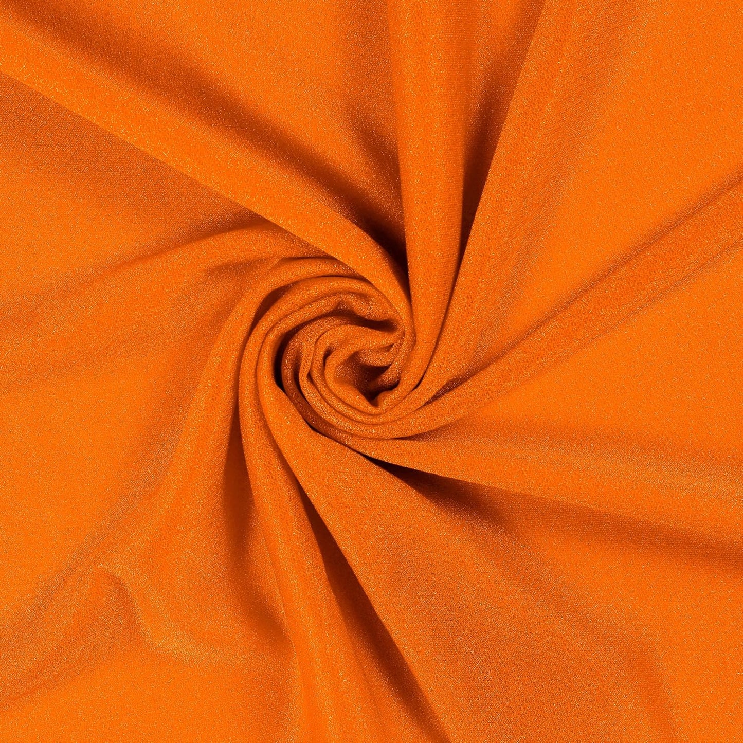 VDS Pack of 2 Panel (30 Inch X 100 Feet) Wedding Arch Draping Fabric Sheer Chiffon Fabric Drapery for Wedding Ceremony Reception Swag Backdrop Canopy Chuppah ARBO Altars Decoration (Orange)