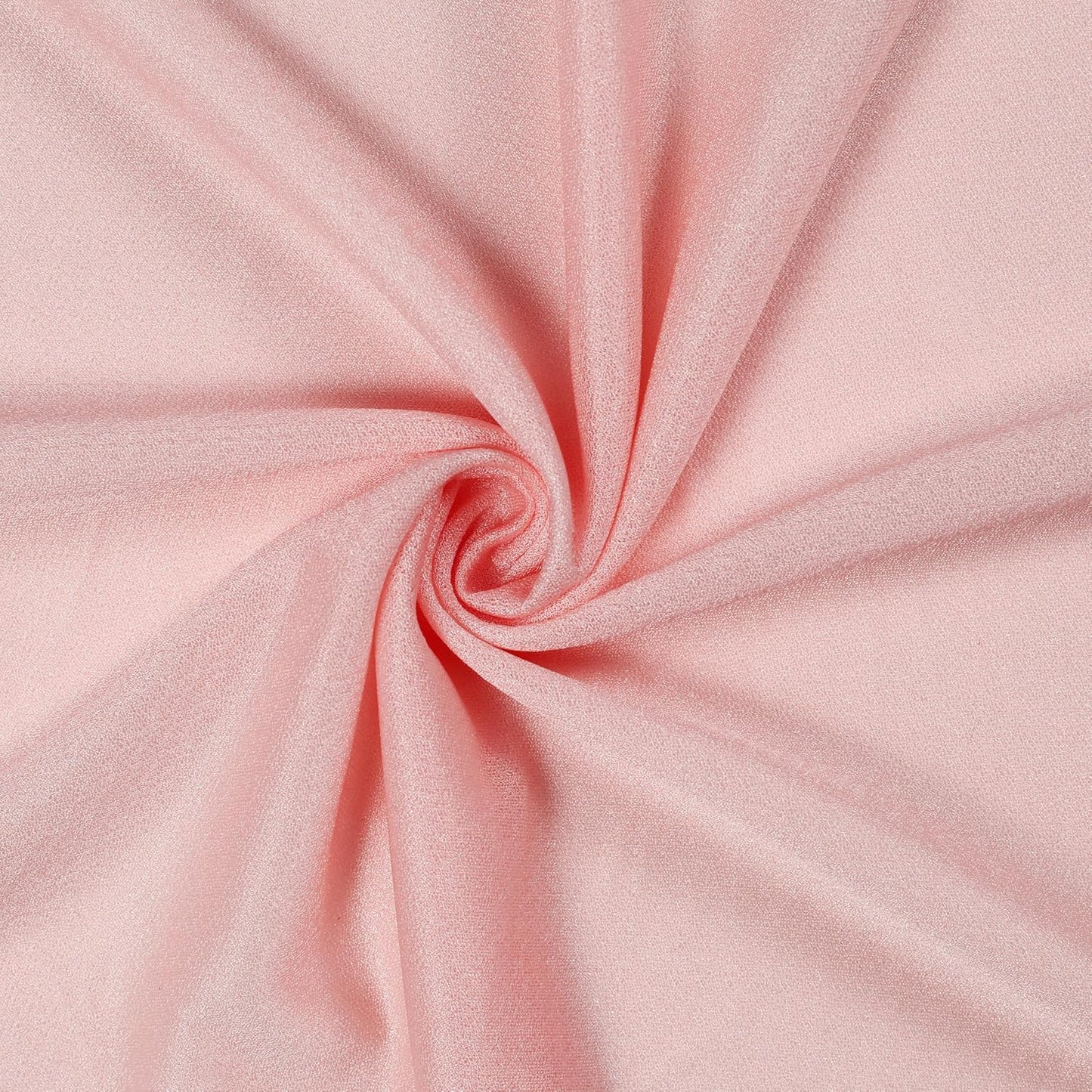 VDS Pack of 4 Panel (30 Inch X 20 Feet) Wedding Arch Draping Fabric Sheer Chiffon Fabric Drapery for Wedding Ceremony Reception Swag Backdrop Canopy Chuppah ARBO Altars Decoration (Dusty Rose)