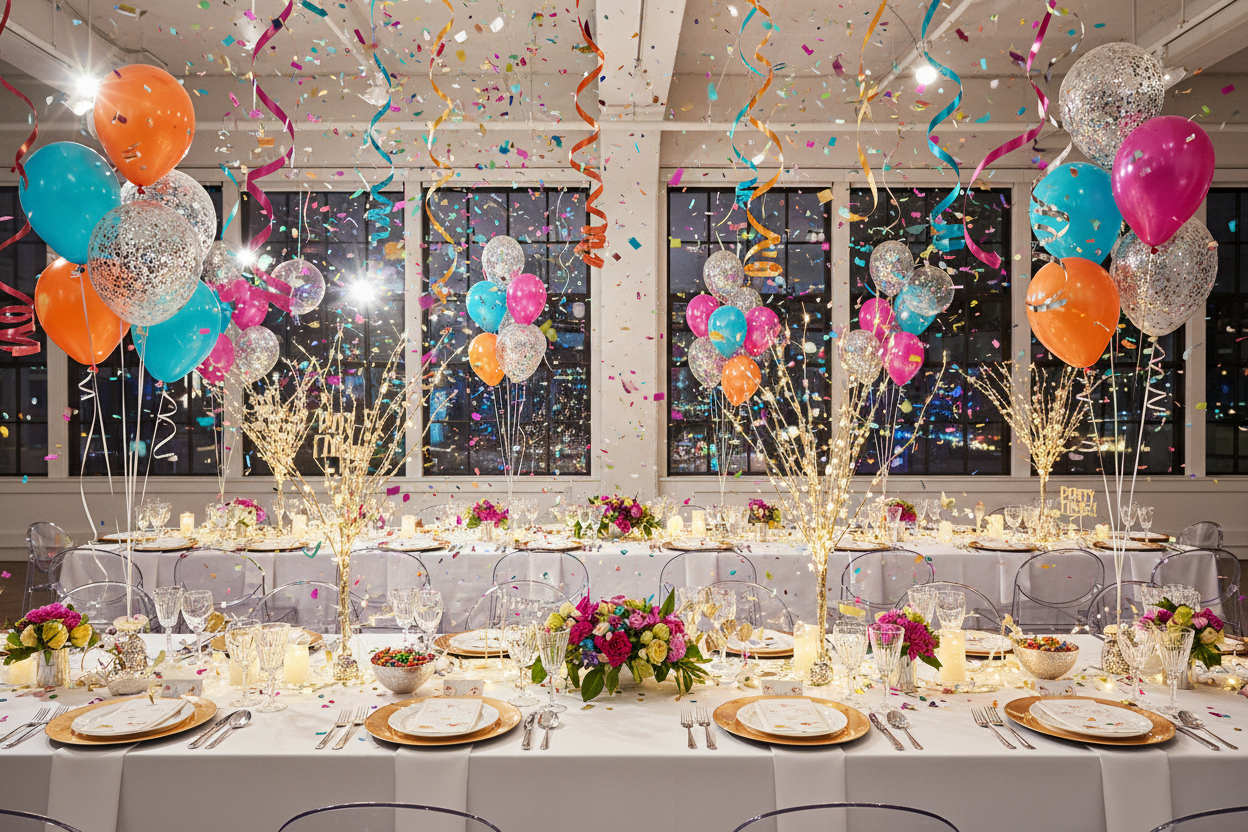 PartyBurst offers everything you need to create picture-perfect events that sparkle with personality